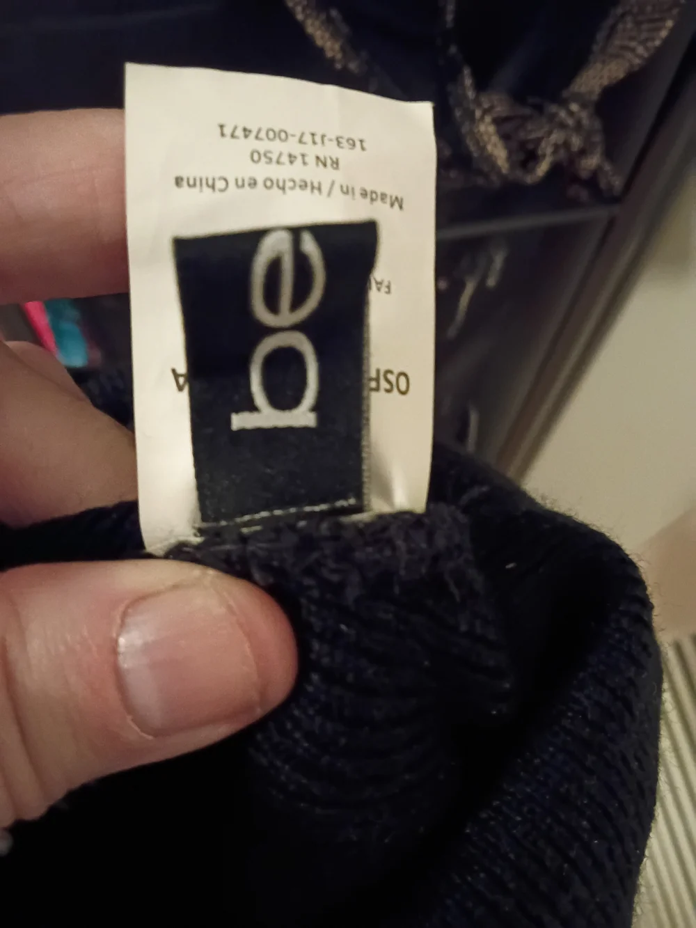 bebe cozy knit